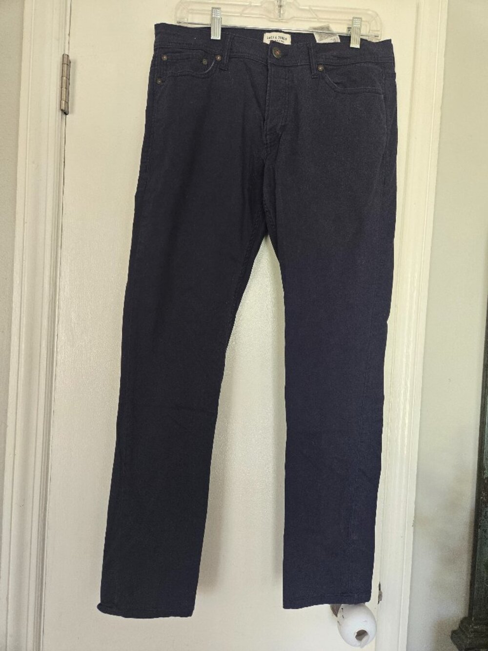 Jackson Mens Blue Dress Khaki-Style Pants